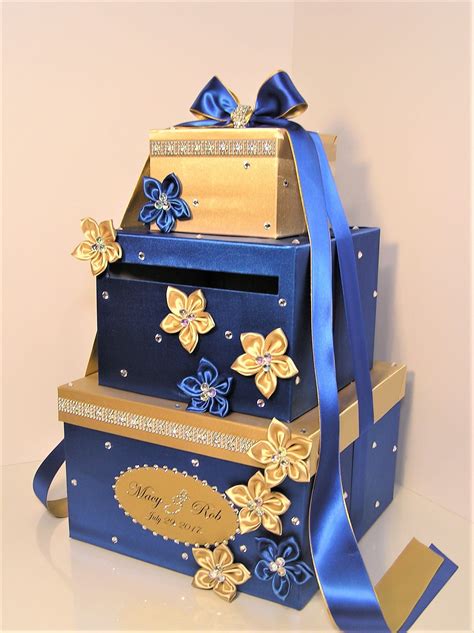 royal blue card box